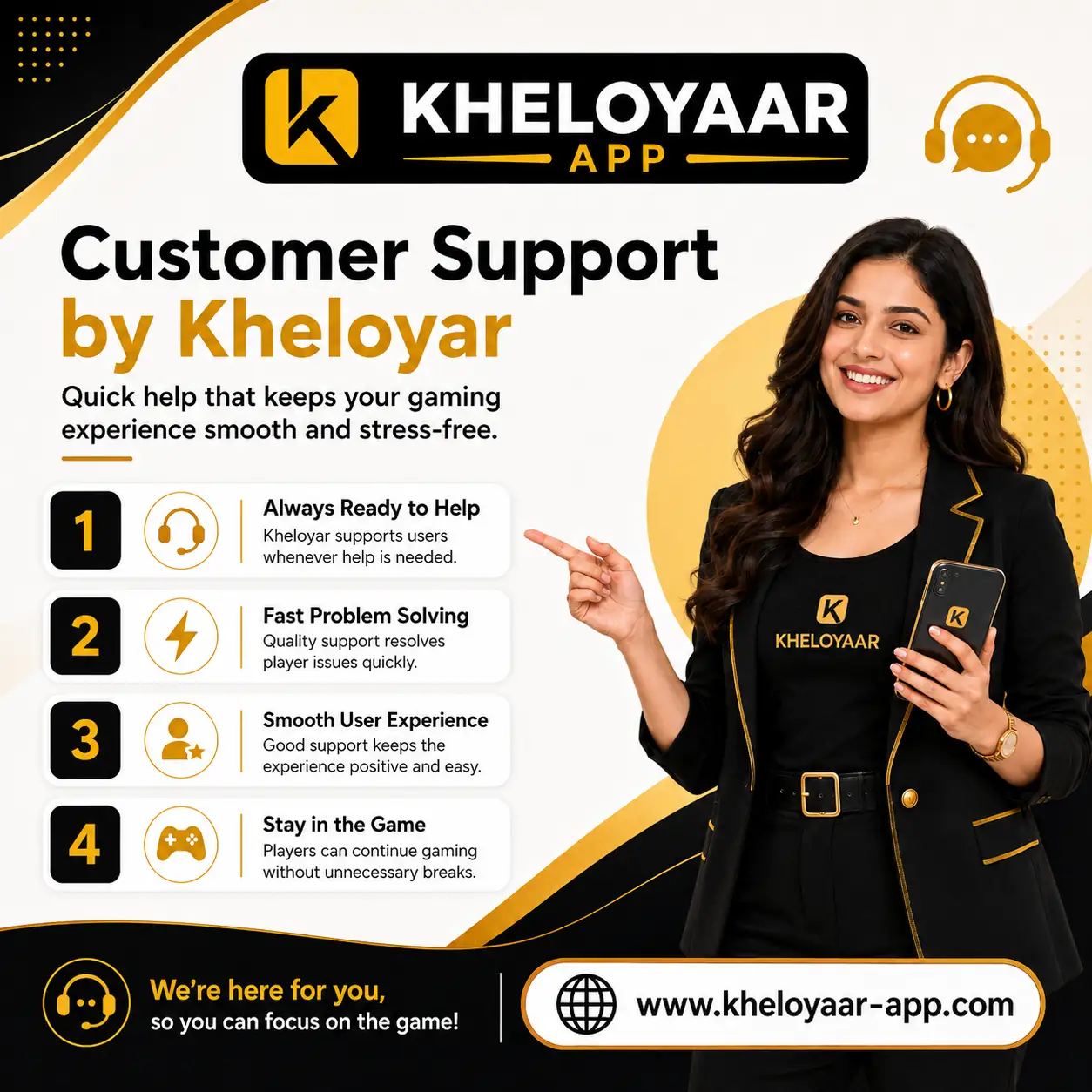 Customer Support by Kheloyar