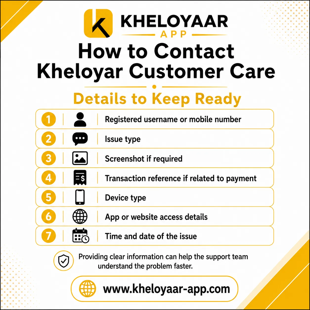 How to Contact Kheloyar Customer Care