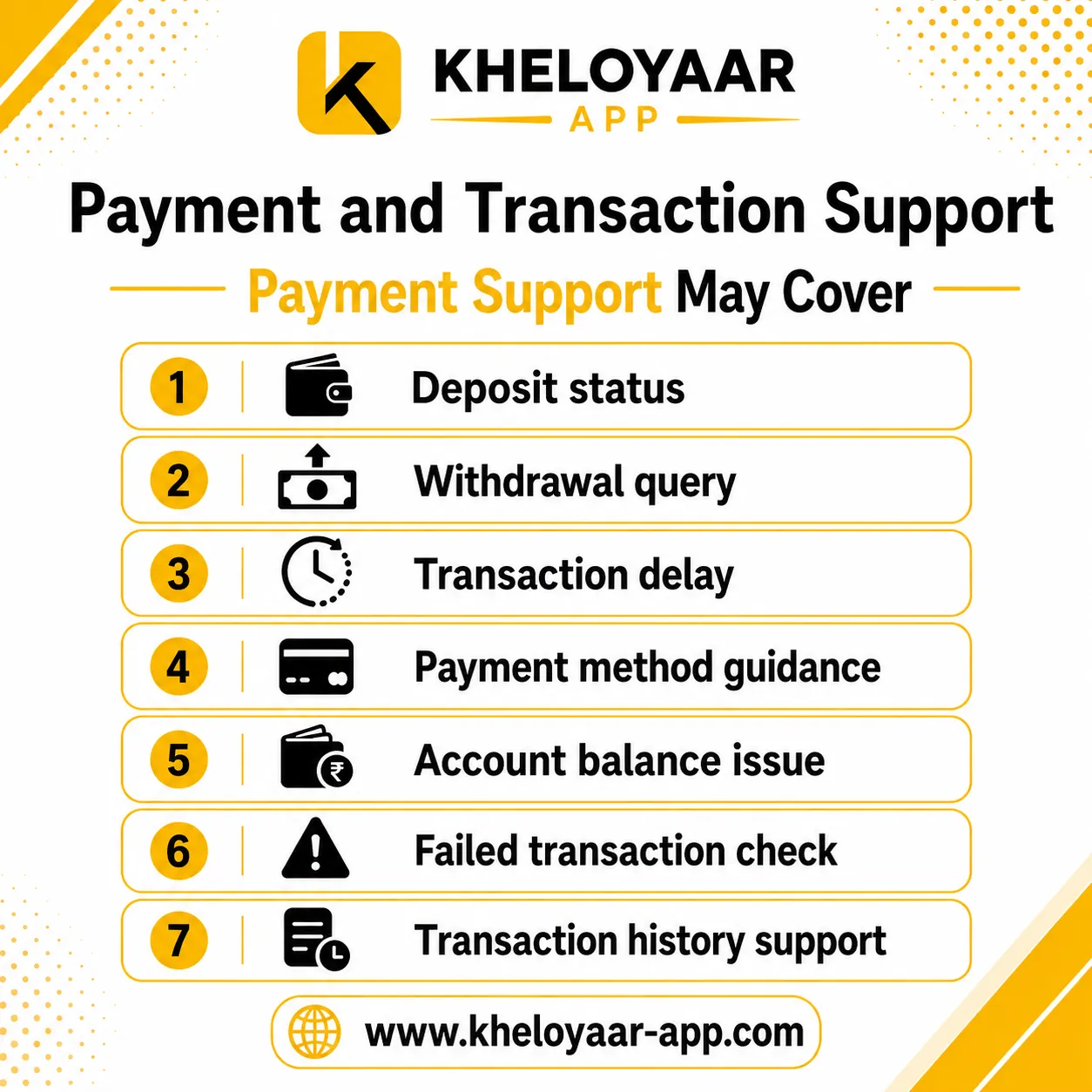 Payment and Transaction Support